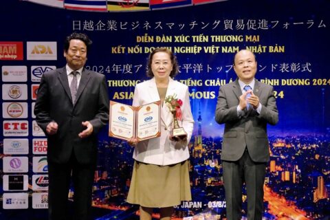 CÔNG TY CP NHỰA BÌNH MINH VIỆT xuất sắc vào Top 5 Thương hiệu nổi tiếng Châu Á Thái Bình Dương 2024