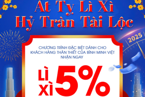 CHƯƠNG TRÌNH LÌ XÌ CỰC CHẤT – CTY CP NHỰA BÌNH MINH VIỆT