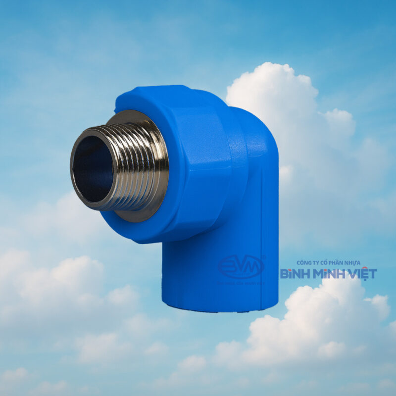 Co 90° ren ngoài (Male thread 90° Elbow) – PP-R