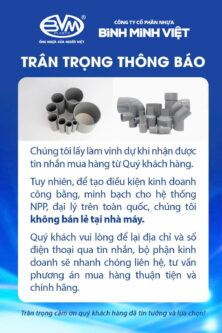 Thông Báo Quan Trọng Từ Công Ty Cổ Phần Nhựa Bình Minh Việt