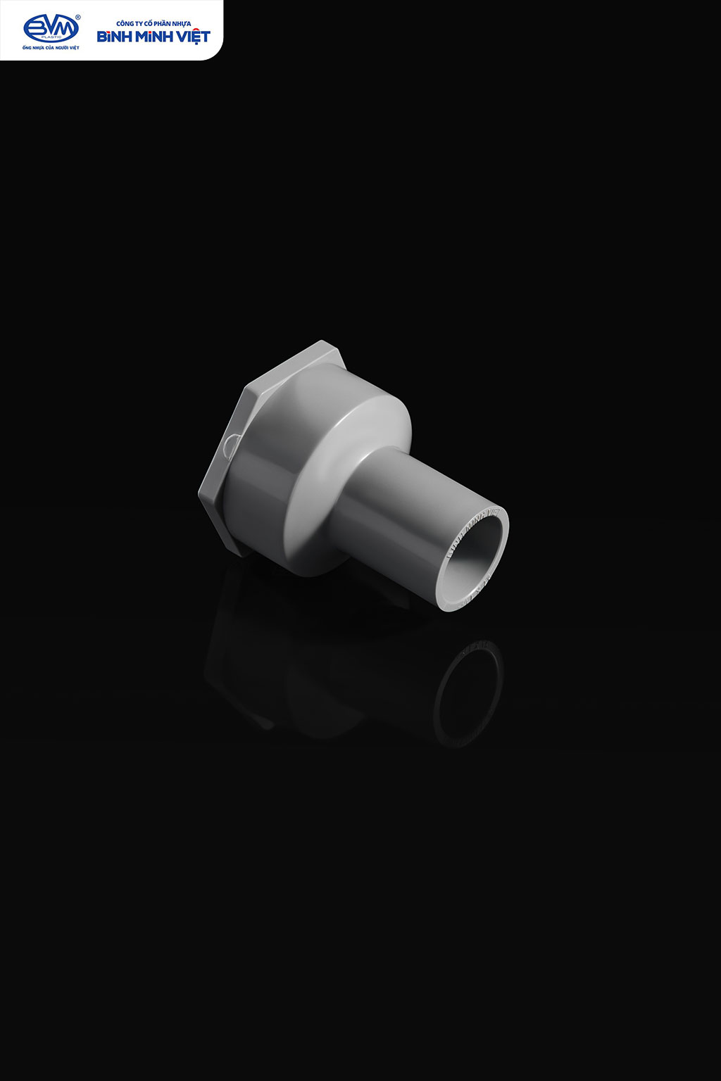 Nối rút có ren trong PVC-U - Nhựa Bình Minh Việt - Ảnh 3